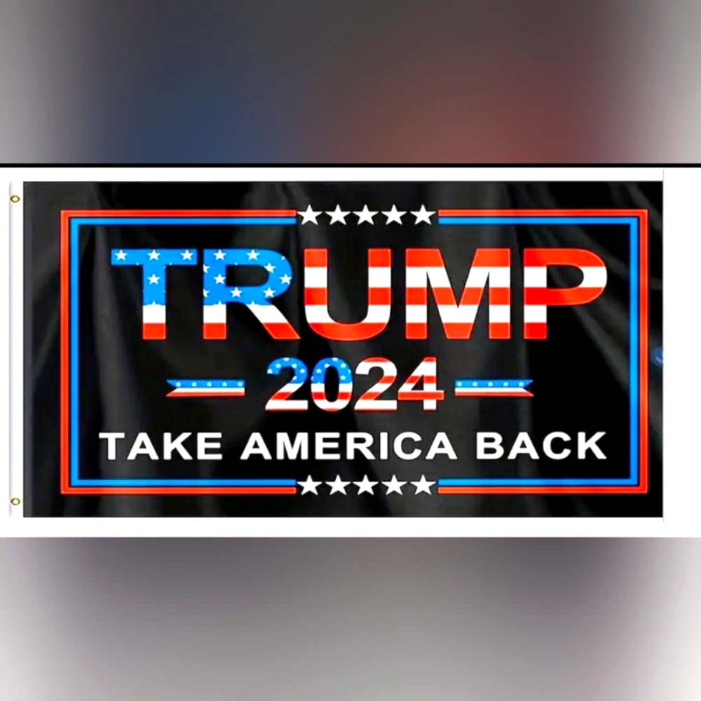 President Trump Flag 2024 Take America Back Flag Outdoor Decor (5X3 FEET) Polyes